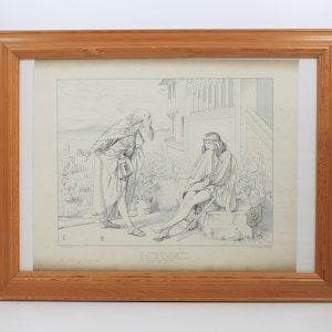 Rime of the Ancient Mariner Print - Victorian Illustration c.1863 - A3 Print
