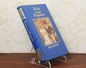 Pride and Prejudice van Jane Austen - vintage hardcovereditie met vinylomslag