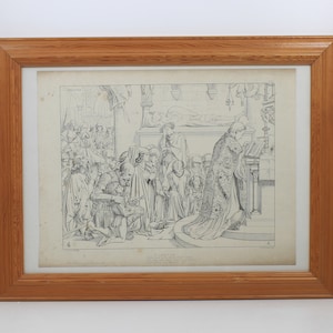 Rime of the Ancient Mariner Print - Victorian Illustration  c.1863 - A3 Print
