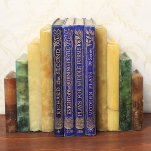 Blue Books for Decoration - Bundle of Four Decorative Books