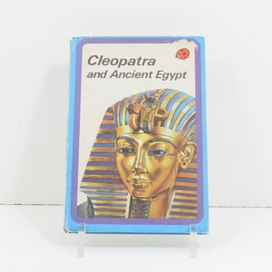 Kleopatra und Marienkäferbuch des alten Ägypten, Marienkäfer-Geschichtsbücher, Vintage Kinderbücher