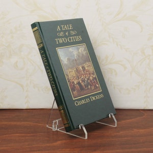 A Tale of Two Cities by Charles Dickens -  Vintage Hardback Edition with Vinyl Cover
