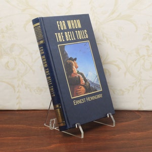 For Whom the Bell Tolls by Ernest Hemmingway - Vintage Hardback Edition with Vinyl Cover