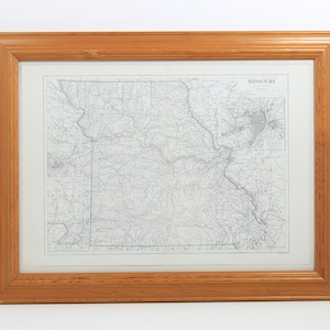 1910 Map of Missouri - A3 Map - Unframed Map