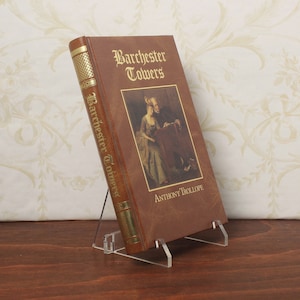 Barchester Towers by Anthony Trollope, Vintage Hardback Edition with Vinyl Cover, Book Lovers Gifts