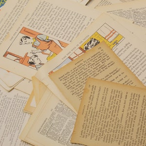 May include: A pile of old, yellowed, and worn paper pages with text and illustrations. The pages are stacked on top of each other, creating a chaotic and random arrangement. The pages are all different sizes and shapes, and some have been torn or ripped. The text on the pages is mostly illegible, but some words can be made out, such as "Take Fire Bold of the Nettle" and "The Peoples of Oceania".