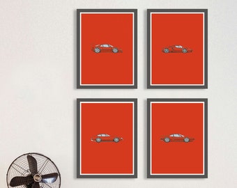 x4 Ferrari Prints (Digital Download)