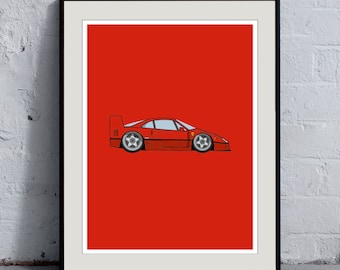 Ferrari F40 Print
