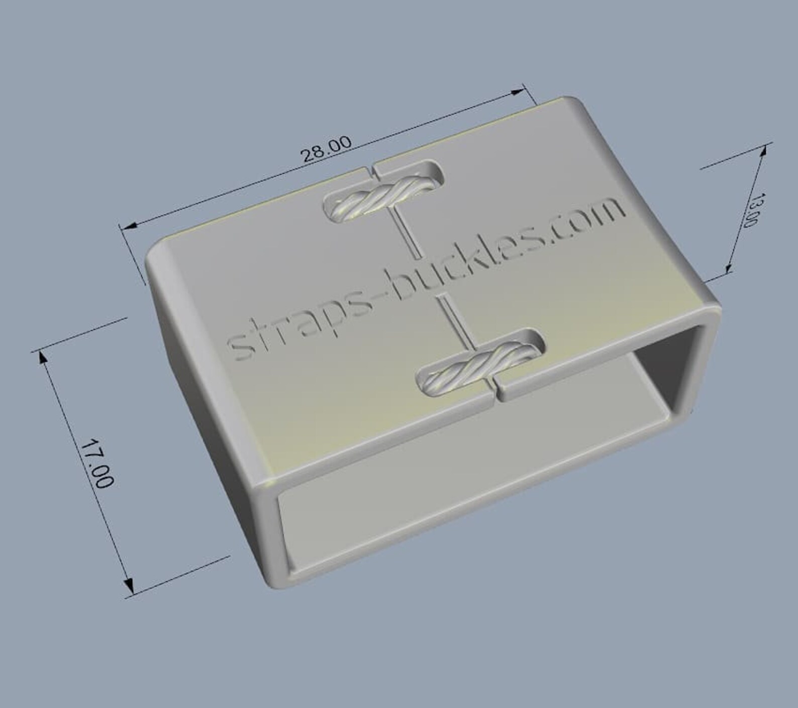 Handmade metal keeper for watch strap / Keeper for 24 mm Etsy