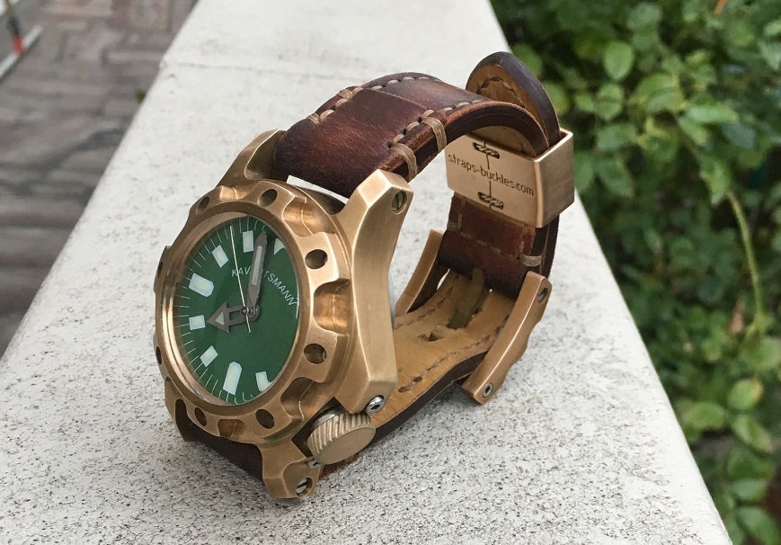 Handmade metal keeper for watch strap / Keeper for 24 mm Etsy