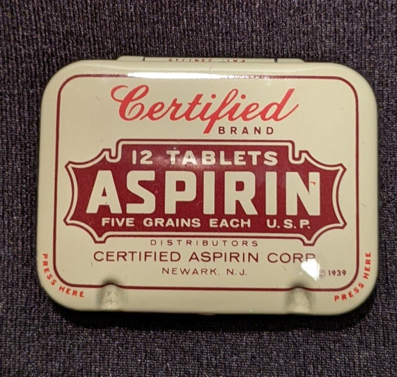 Vintage American White Cross First Aid Kit, 6 Pieces … Gem