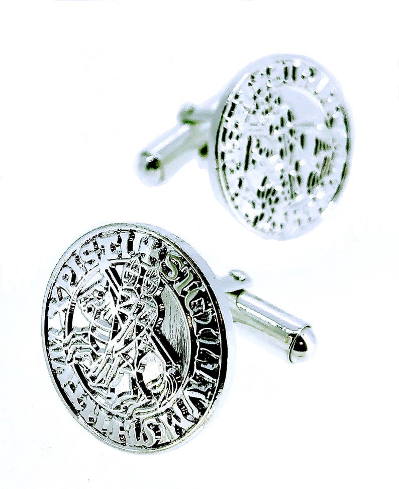 Knights Templar Seal 925 Sterling Silver