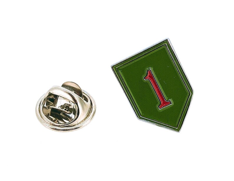 The 1st US Infantry Division Cufflinks Lapel Pin /& Tie Bar