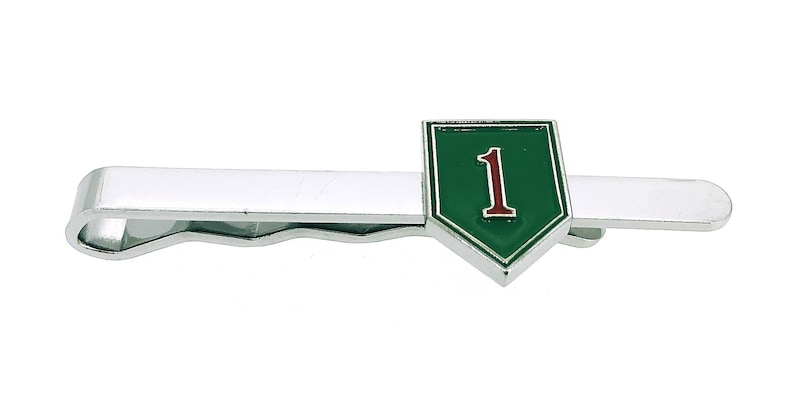 The 1st US Infantry Division Cufflinks Lapel Pin /& Tie Bar