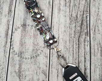 Star Wars Porgs Fabric Keychain - Keyfob Wristlet