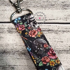 Star Wars Floral Wars Fabric Keychain - Keyfob Wristlet