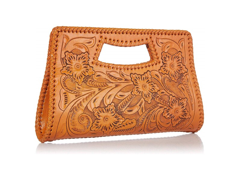brown clutch main image 1