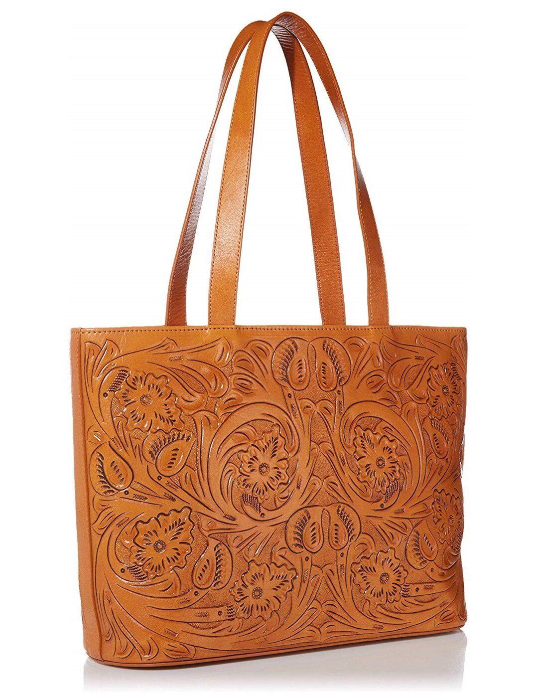 Mexican Leather Tote Vintage Leather Handbag Mexico Leather Bag Tool