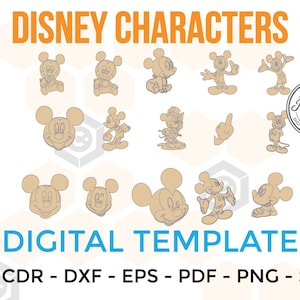 PERSONAGENS para arquivos de corte LASERCUT clipart Silhouette Dxf Eps Png Vector cdr