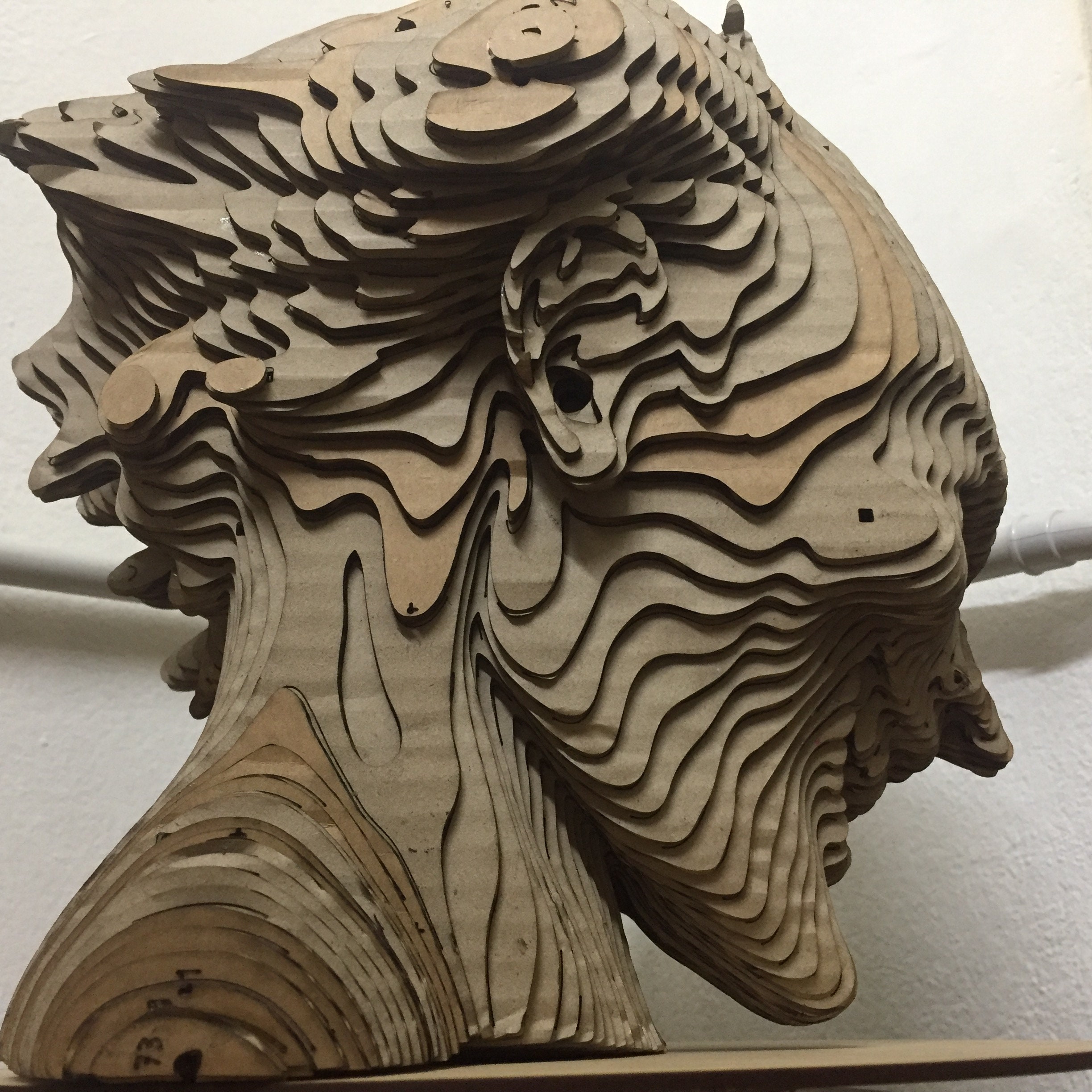 cardboard sculpture Laser Cut Vector FILE cdr dxf eps for laser cut or