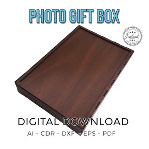 Vector de corte láser ARCHIVO cdr dxf eps para corte láser o enrutador cnc FOTO + caja PENDRIVE