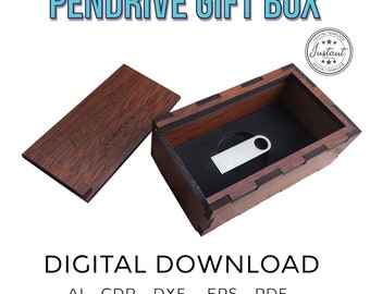 Pendrive Laser Cut Vector FILE cdr dxf eps for laser cut or cnc router PENDRIVE box