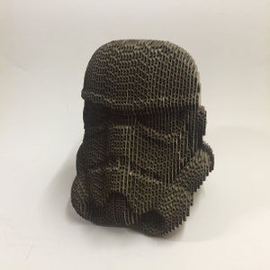 STAR WARS, Stormtrooper, archivos vectoriales cortados con láser, dxf para láser, corte con láser o archivos de casco de escultura de cartón con enrutador cnc