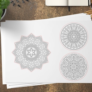 Laser cut vector, mandala design, Laser cut, 9 Mandala Designs for laser cutter. Digital Files, Printables, vector files,