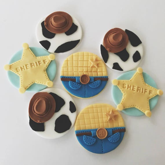 Woody Toy Story Edible Cupcake Toppers Etsy