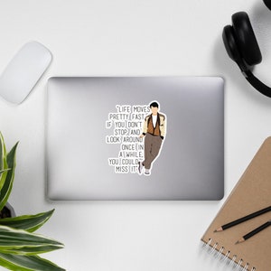 Ferris Bueller Bubble-free stickers