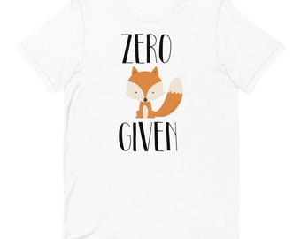 Zero Fox Given Short-Sleeve Unisex T-Shirt