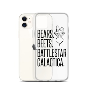 Bears Beets Battlestar Galactica iPhone Case
