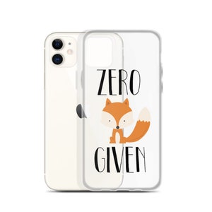 Zero Fox Given iPhone Case