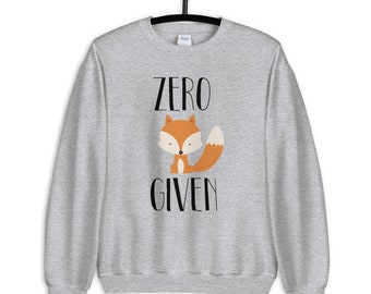 Zero Fox recibió sudadera unisex