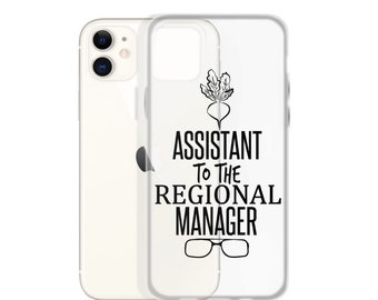 Asistente del caso del iPhone del gerente regional