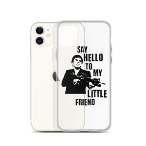 Di hola a mi pequeño amigo iPhone Caso