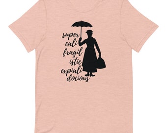T-Shirt Donna Keep Calm And Call Mary Poppins – Maglietta Originale Made In Italy, Vari Colori