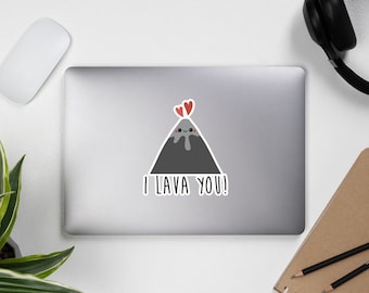 I Lava You Bubble-free stickers