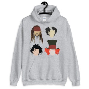Johnny Depp Characters Unisex Hoodie