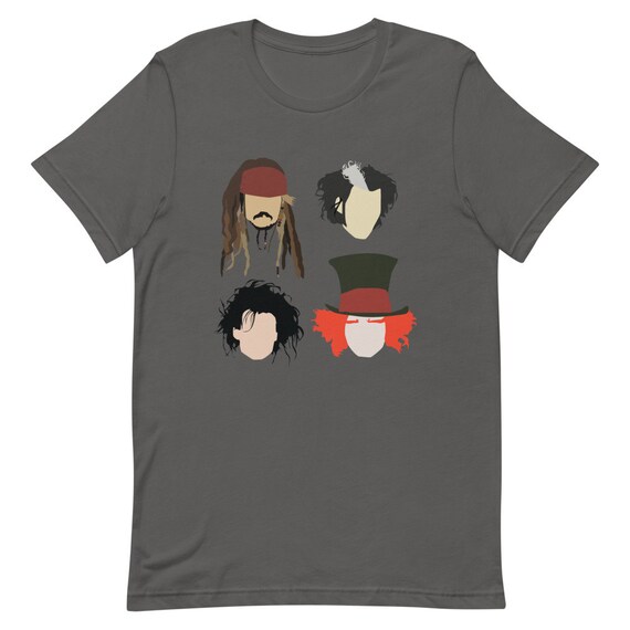 ジョニー・デップ キャラクター 半袖 ユニセックス Tシャツ - Etsy 日本