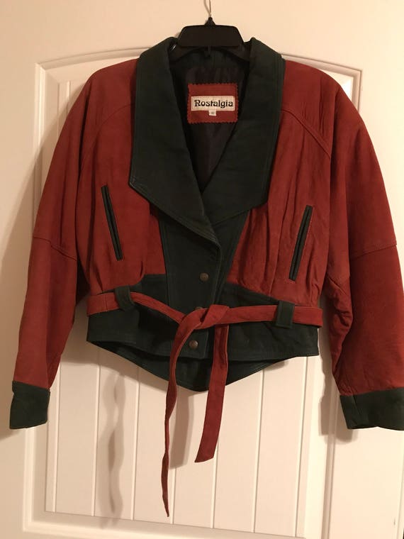 Vintage Nostalgia leather jacket