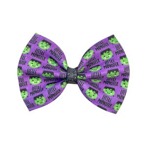 Halloween Dog Bow Tie, Little Monster Frankenstein Cat Collar Bow