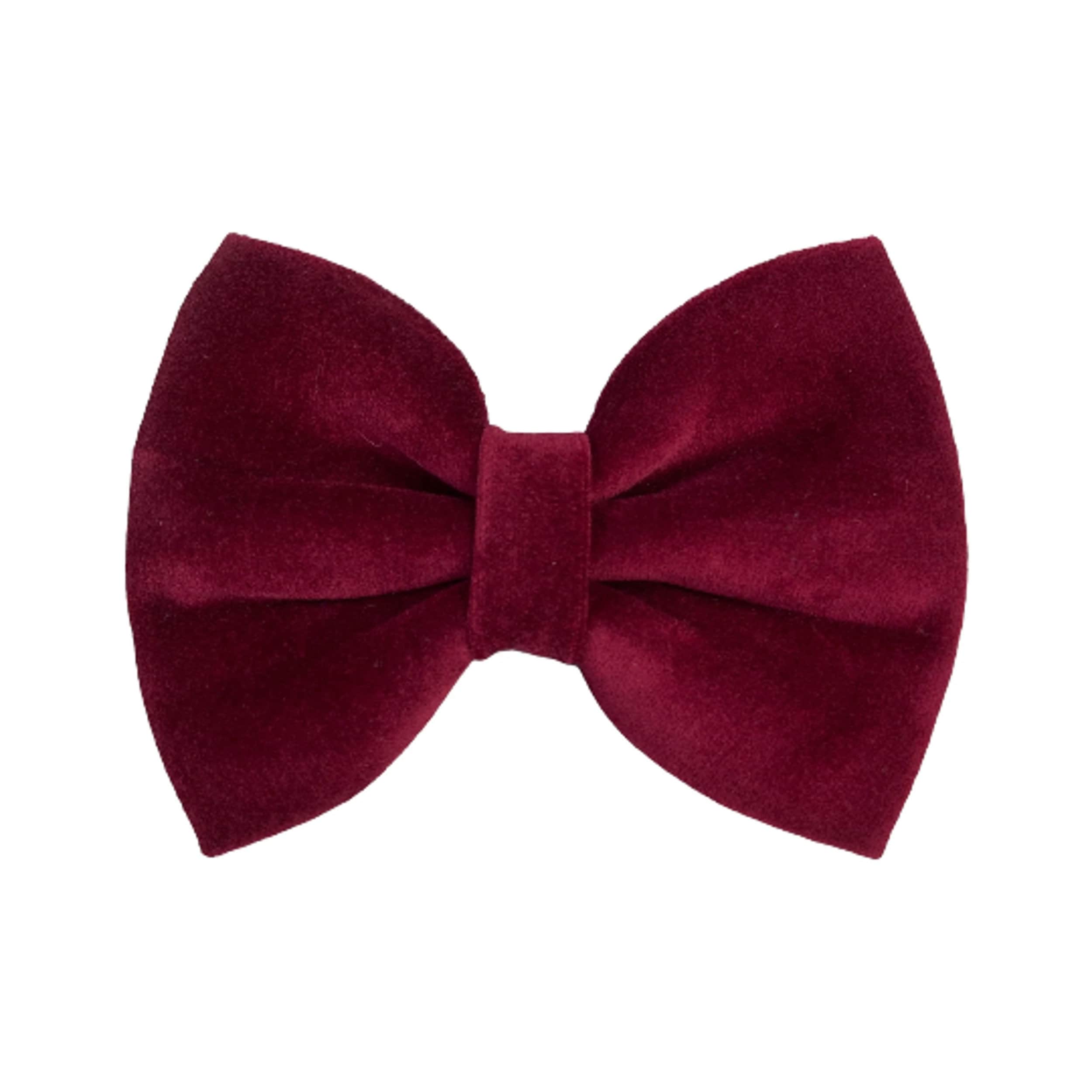 COMME DES GARÇONS Elegant Oversized Velvet Burgundy Bow with Pin Fastening Large Velvet Bow Burgundy - Etsy Canada main image 2