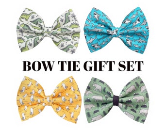 Dog Bow Tie Gift Set, Bows For Dogs And Cats, Bowtie Gift Pack