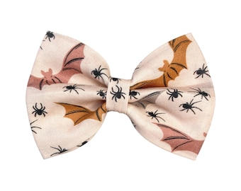 Bat Dog Bow Tie, Halloween Dog Bow Tie Or Cat Bow Tie, Pastel Halloween Bows, Pet Collar Bows, Gifts For Dogs