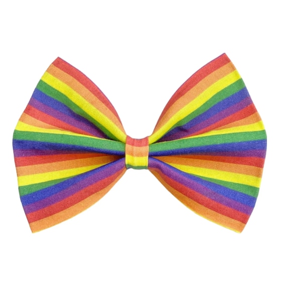 pride dog bow tie