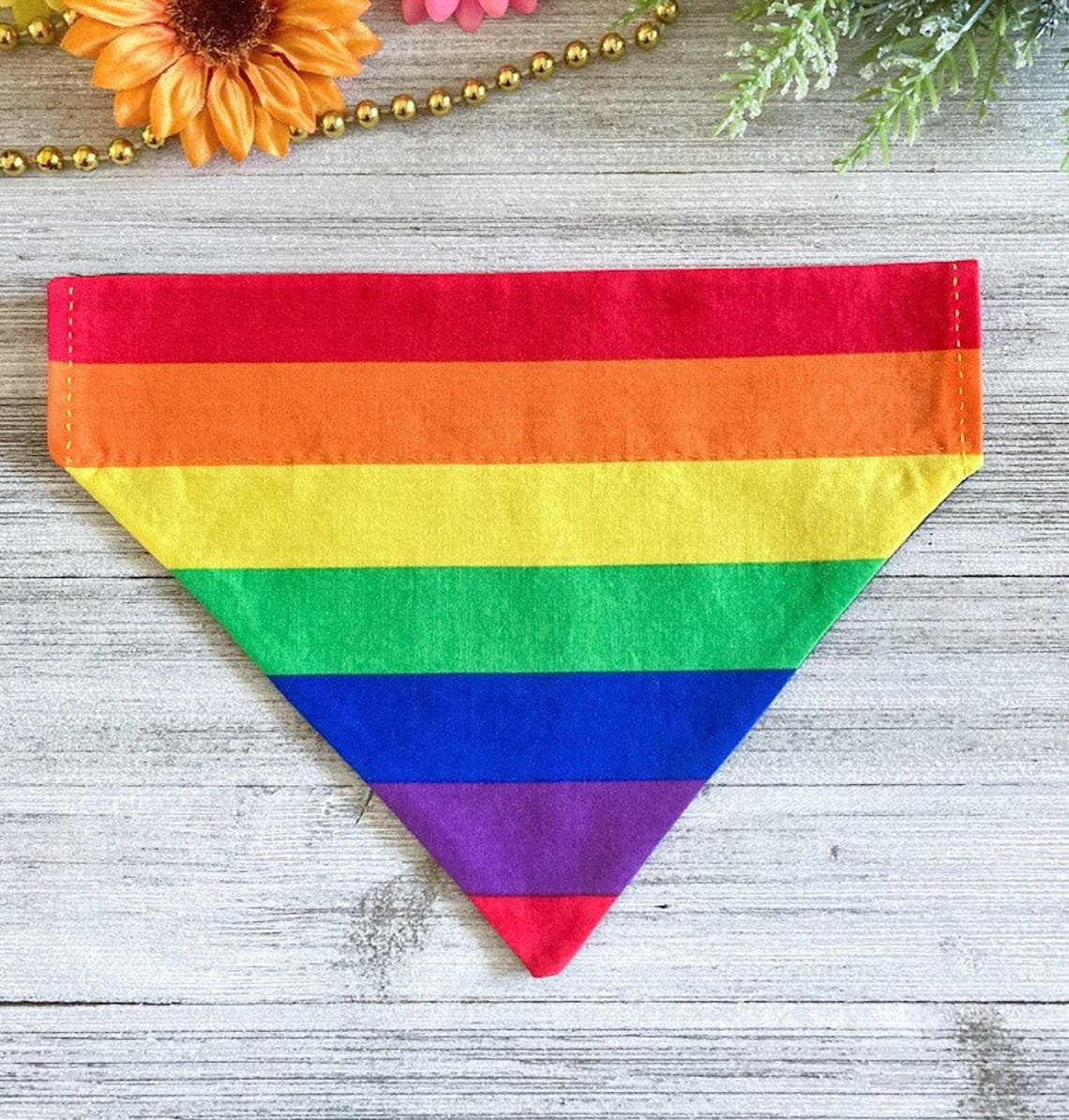 Pride Dog Bandana Gay Pride Bandana Slip on Bandana Etsy