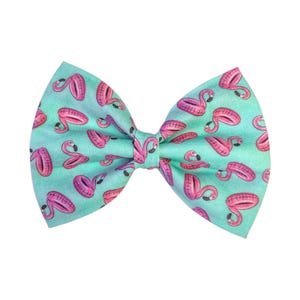 Flamingo Dog Bow Tie, Cat Bow Ties, Blue Bows For Dogs, Dog Collar Bow, Gift For Pets, Funny Bowtie, Doggie Bow Ties, Dog Bowtie