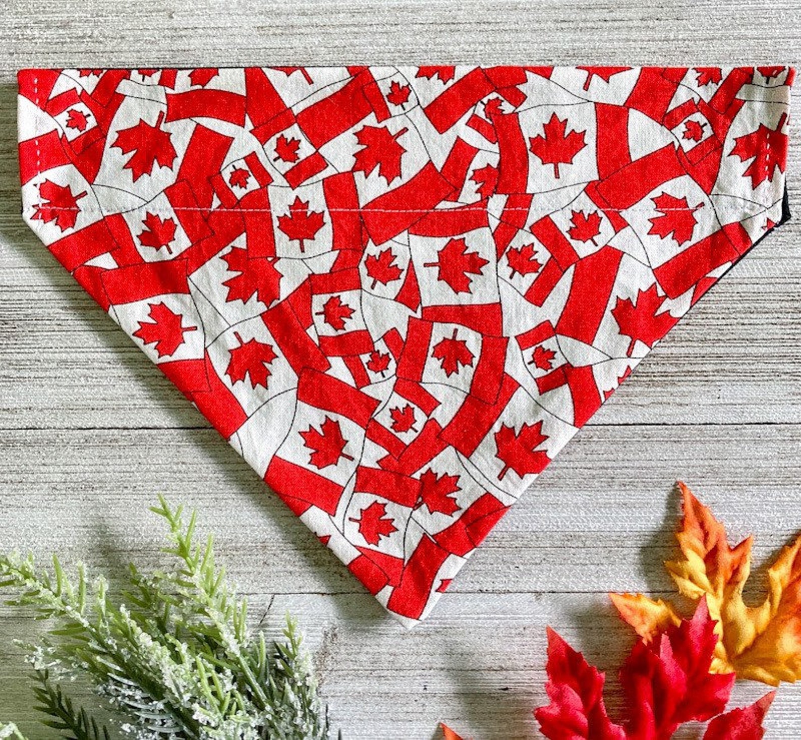 Canada Day Bandana Patriotic Bandana Canada Flag Bandana Etsy
