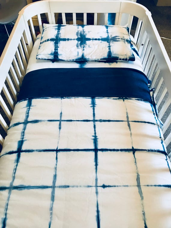 Shibori Cot Bed Duvet Sheet Set Etsy